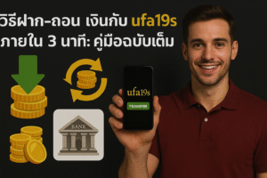 หัวข้อ วิธีฝาก-ถอน เงินกับ ufa19s ภายใน 3 นาที คู่มือฉบับเต็ม